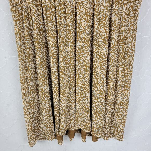 Old Navy Dress XXL Tall Waist Defined Sleeveless Tie Shoulder Smocked Mesh NEW - Picture 5 of 13